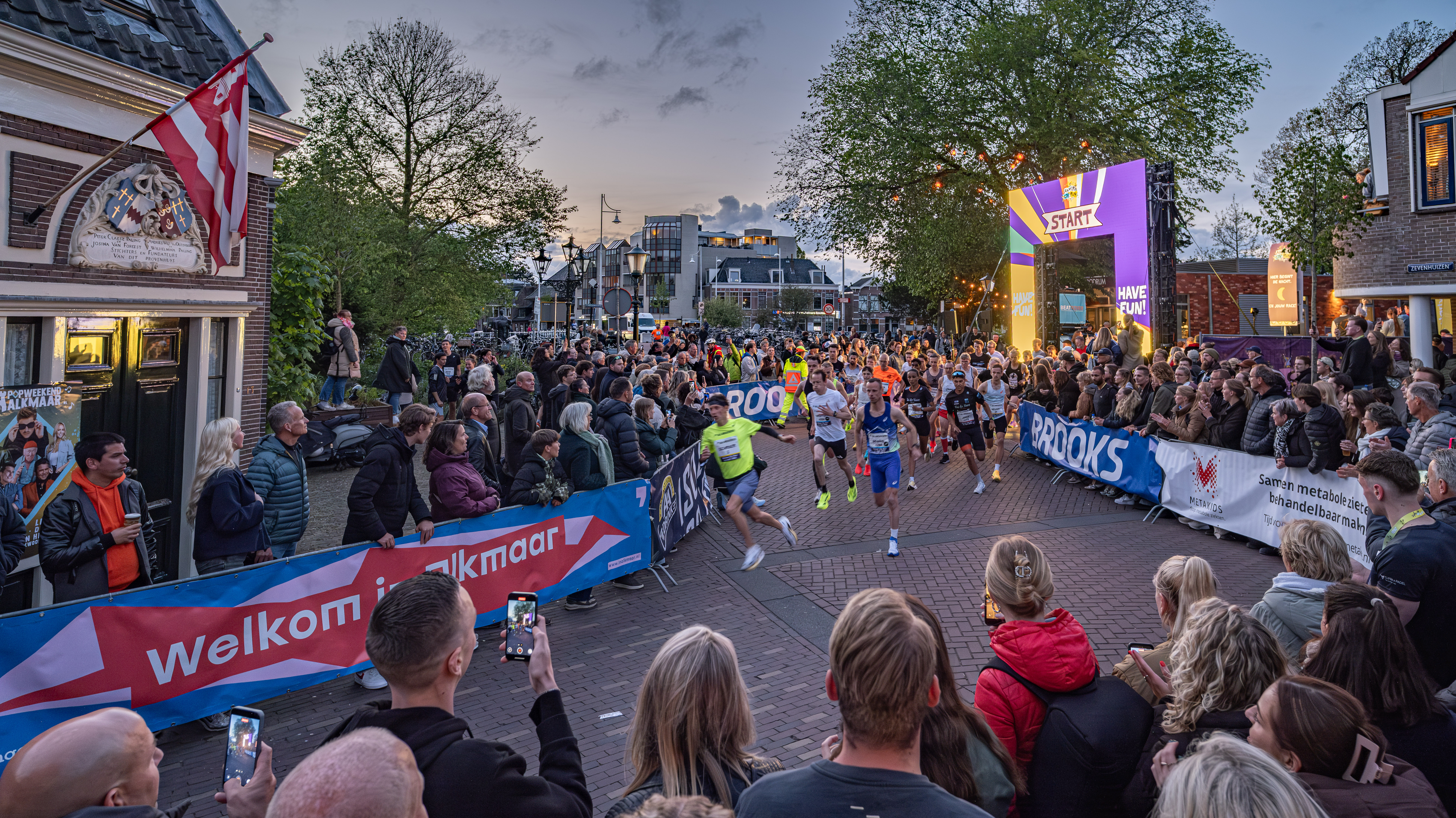 Alkmaar City Run by night