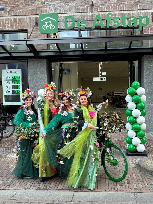 Fietsenstalling De Afstap campagne