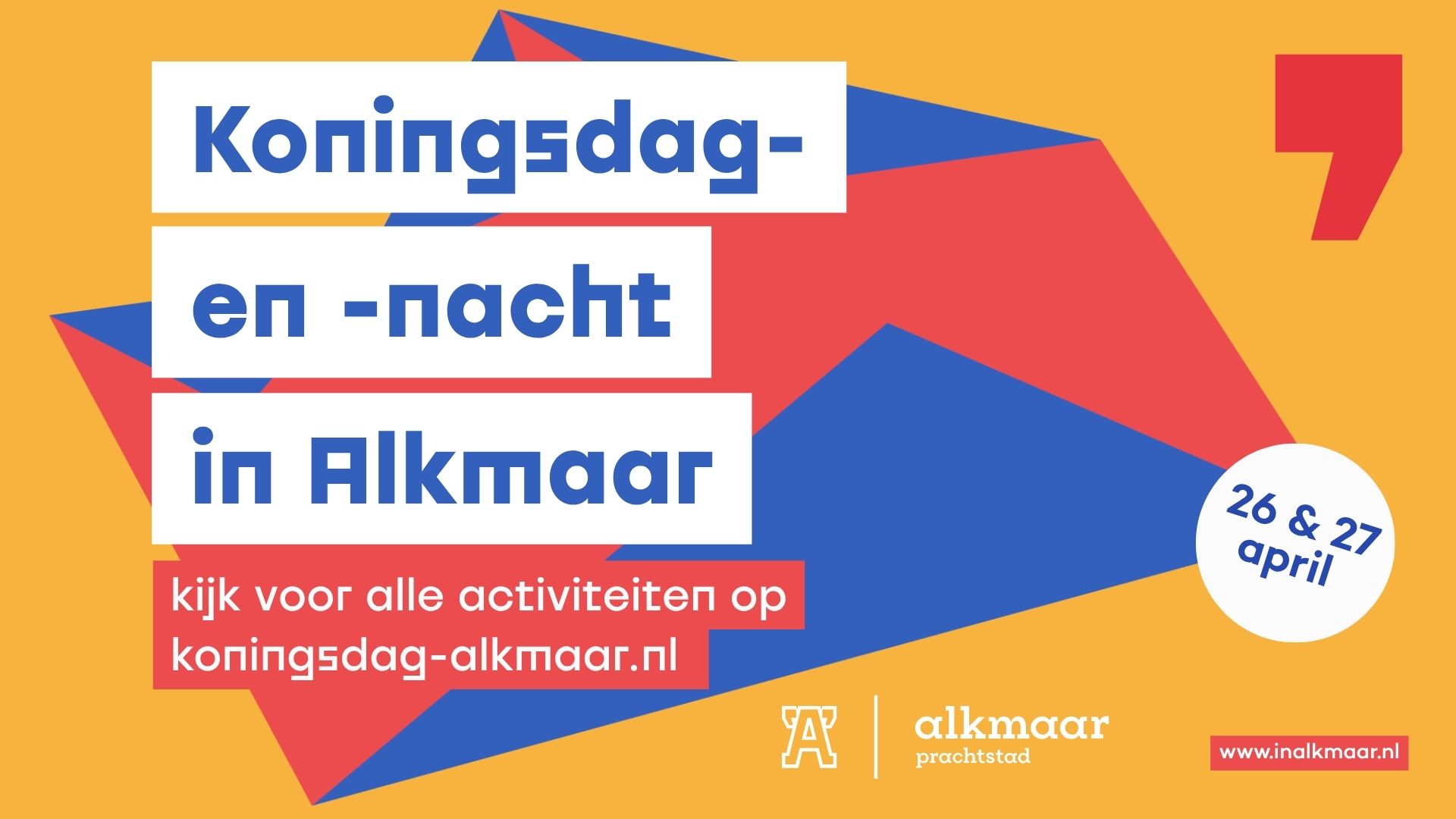 Koningsdag en -nacht campagne 2026