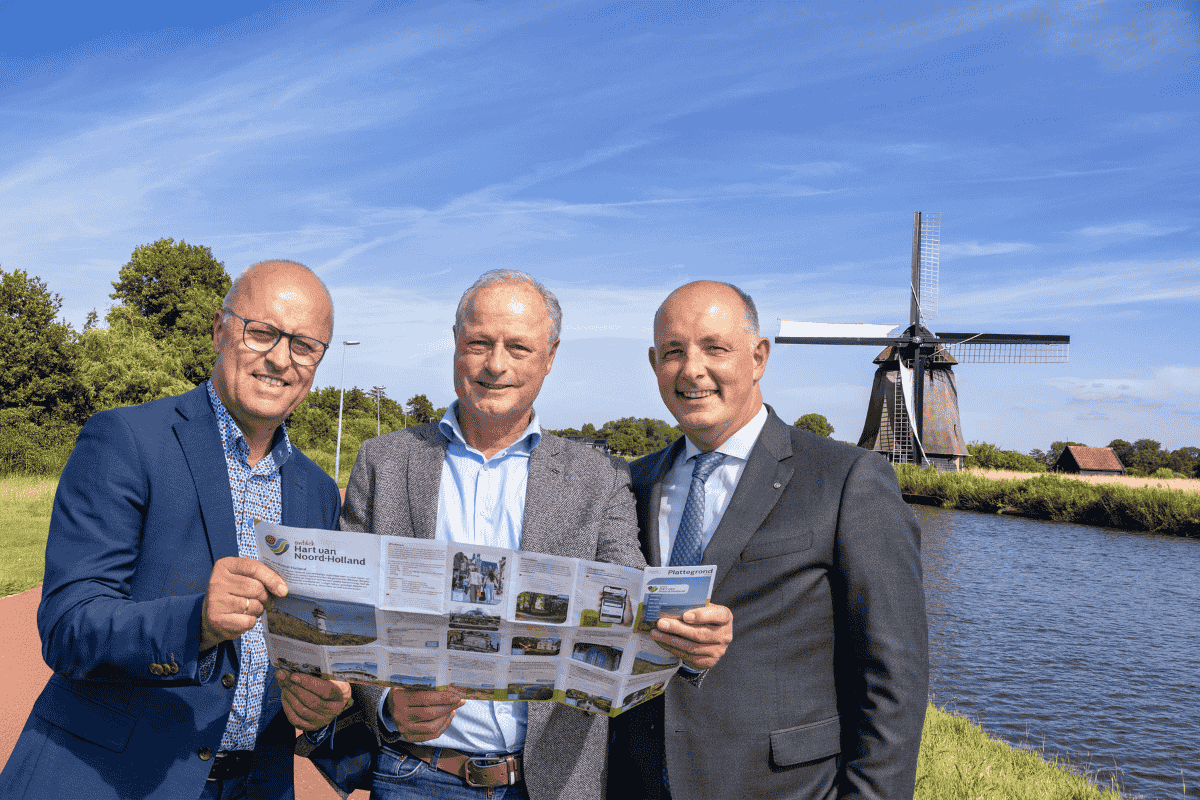 Nieuwe regioplattegrond Hart van Noord-Holland gratis verkrijgbaar op meer dan 100 locaties